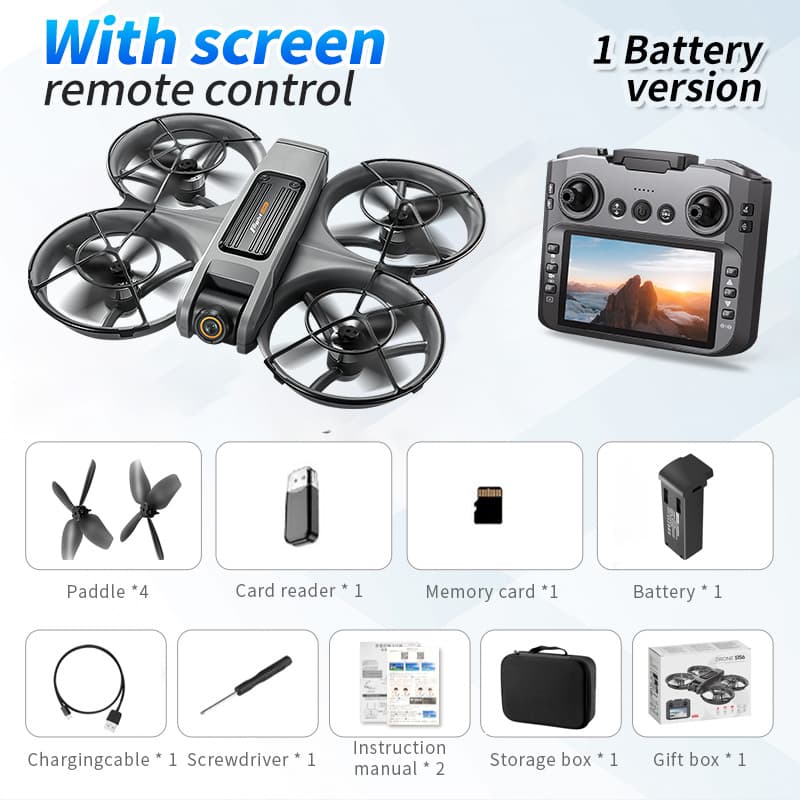 S156 Pro Drone (8K + HD Screen Remote)