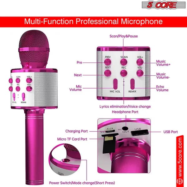 Wireless Karaoke Mic + Speaker (3-in-1) — thumbnail 4