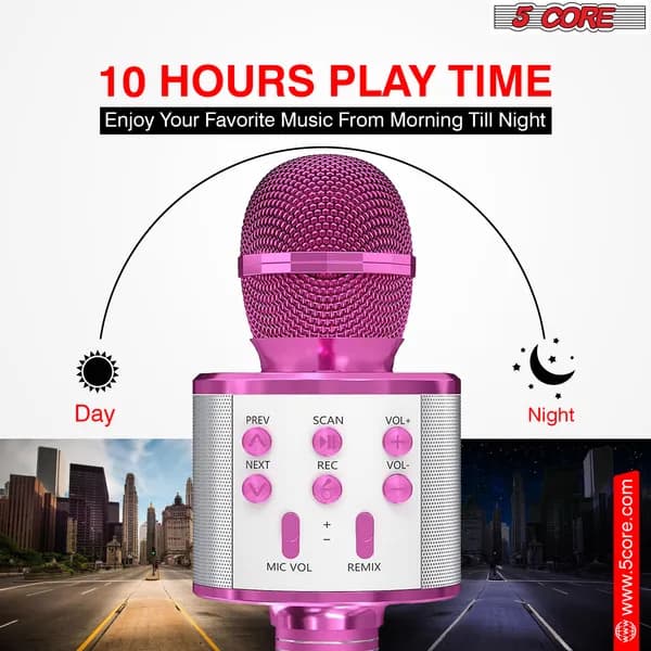 Wireless Karaoke Mic + Speaker (3-in-1)