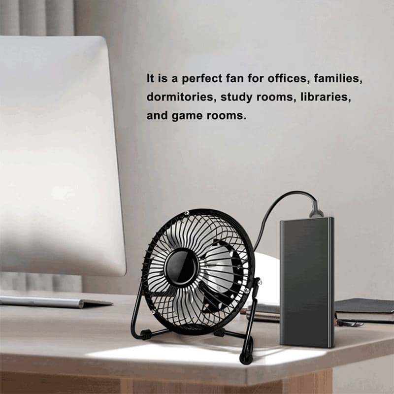 Silent Desk Cooling Fan (USB-C) — thumbnail 3