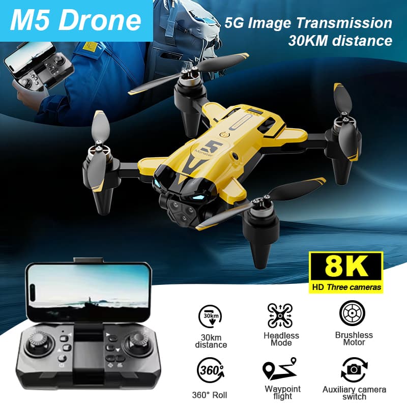 Skyline 8K Foldable Drone — thumbnail 4