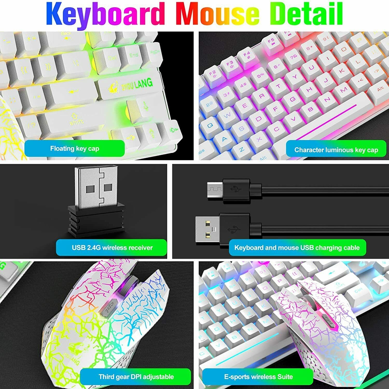 RGB Wireless Keyboard + Mouse Combo — thumbnail 3