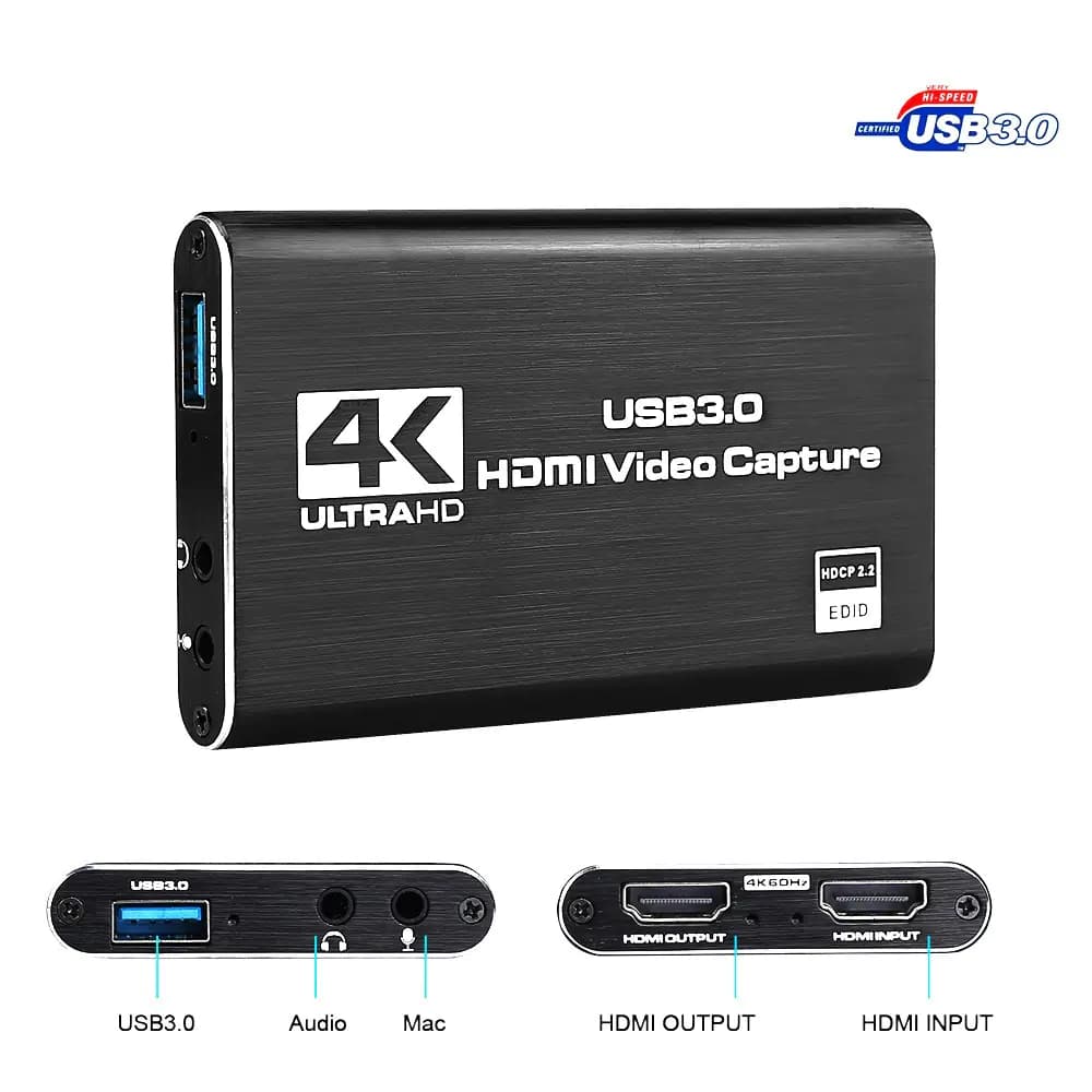 4K HDMI Capture Card (USB 3.0)